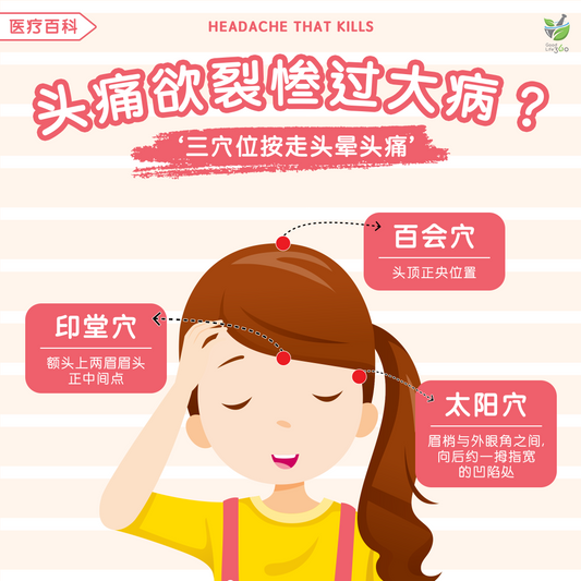 头痛欲裂惨过大病 ? • Headache That Kills?