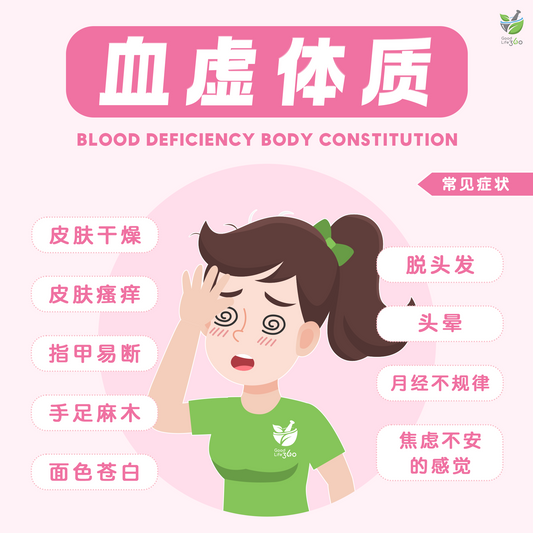 血虚体质 Blood Deficiency Body Type