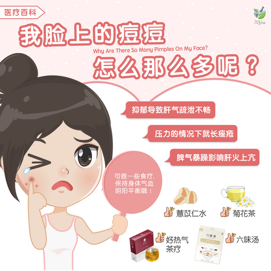 我脸上的痘痘怎么那么多呢？ • Why Are There So Many Pimples On My Face?