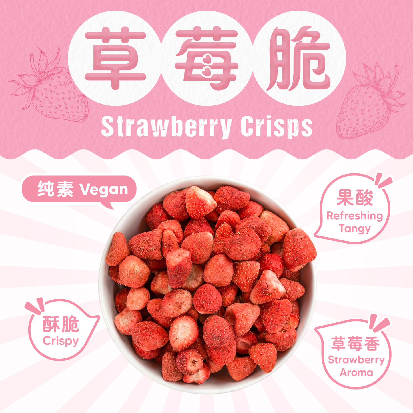 草莓脆 STRAWBERRY CRISPS