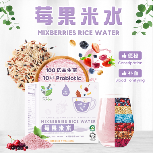莓果米水 MIXBERRIES RICE WATER (BOX)