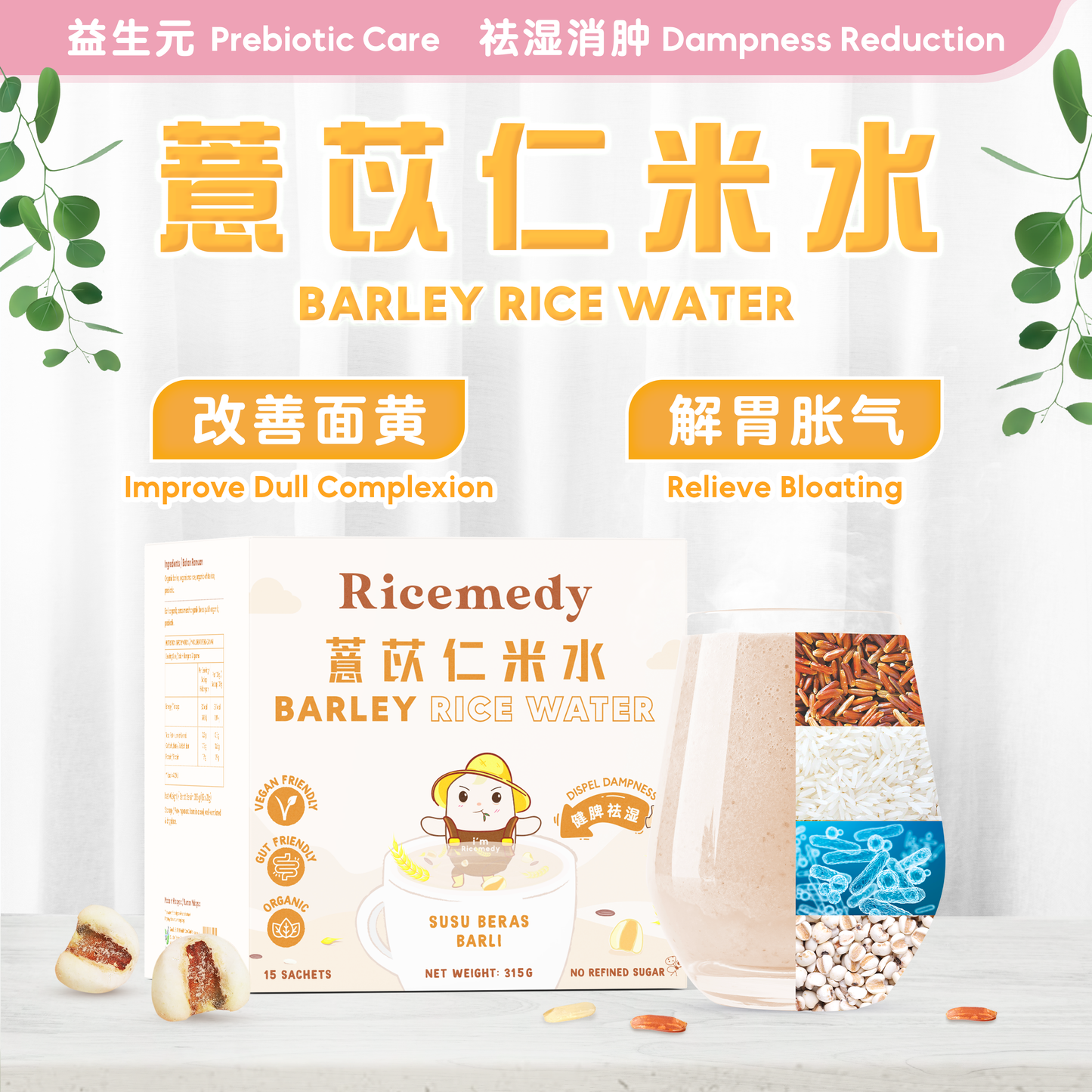 薏苡仁米水 BARLEY RICE WATER (BOX)