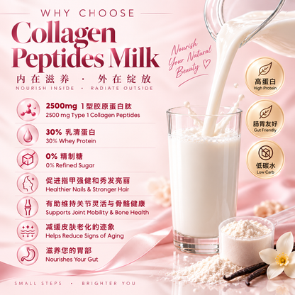 胶原蛋白肽牛奶 COLLAGEN PEPTIDES MILK (500 GRAMS)