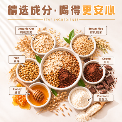 巧克力燕麦米奶 CHOCOLATE OAT RICE MILK