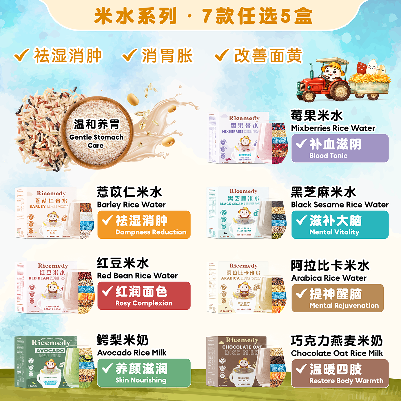 日常轻盈 ｜ 5 送 1
