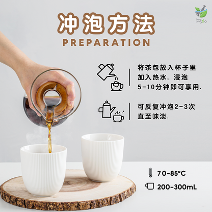 喉咙不适茶疗 DRY THROAT (10'S)