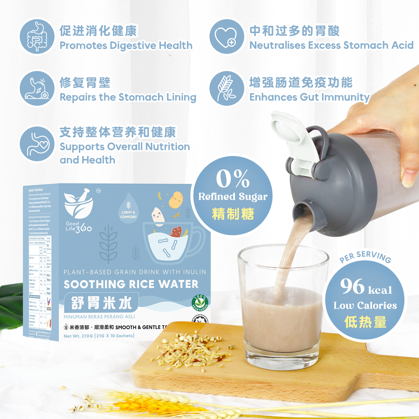 舒胃米水 SOOTHING RICE WATER — EXTRA CARE 加强护理