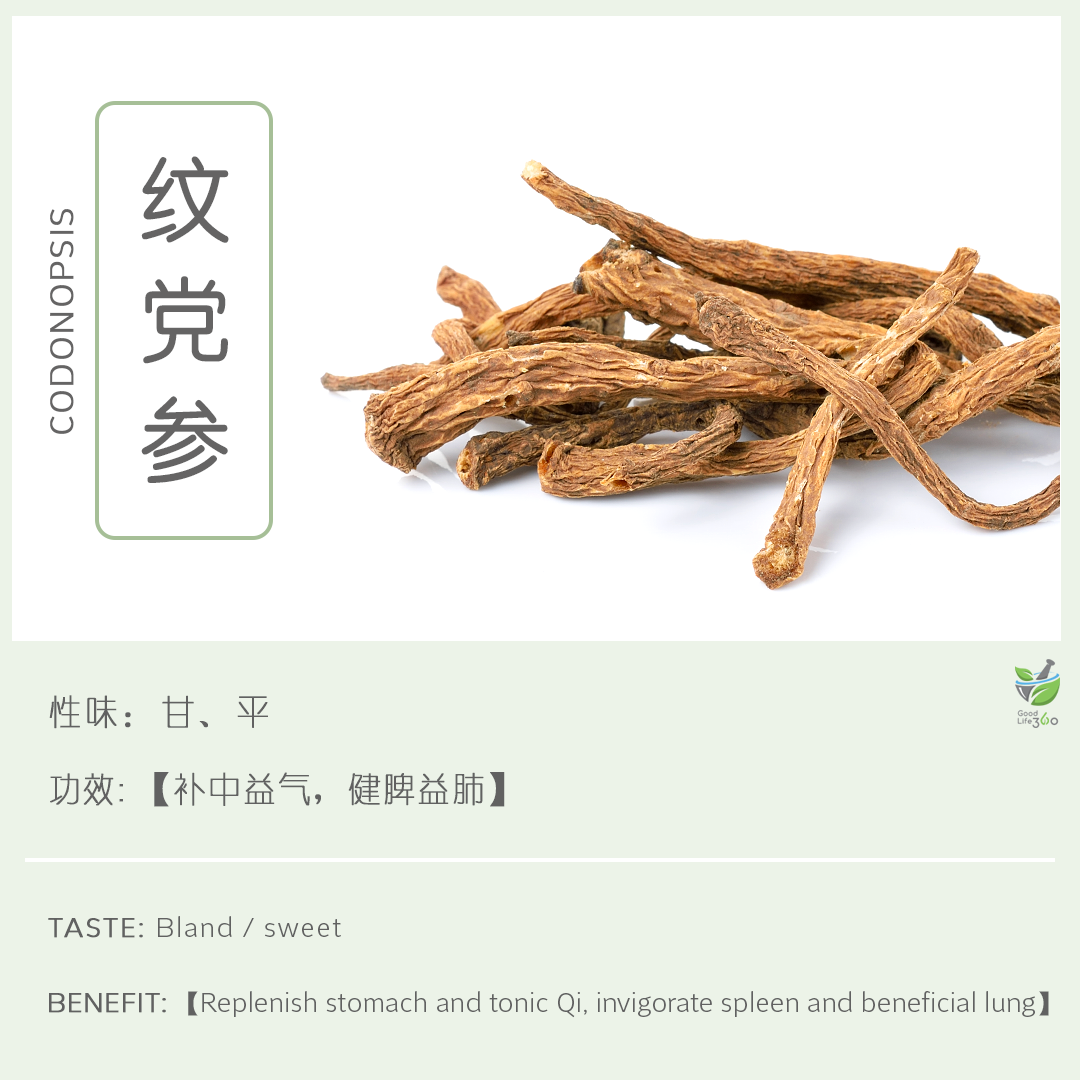 纹党参 Codonopsis ( 三级 / Grade 3 )