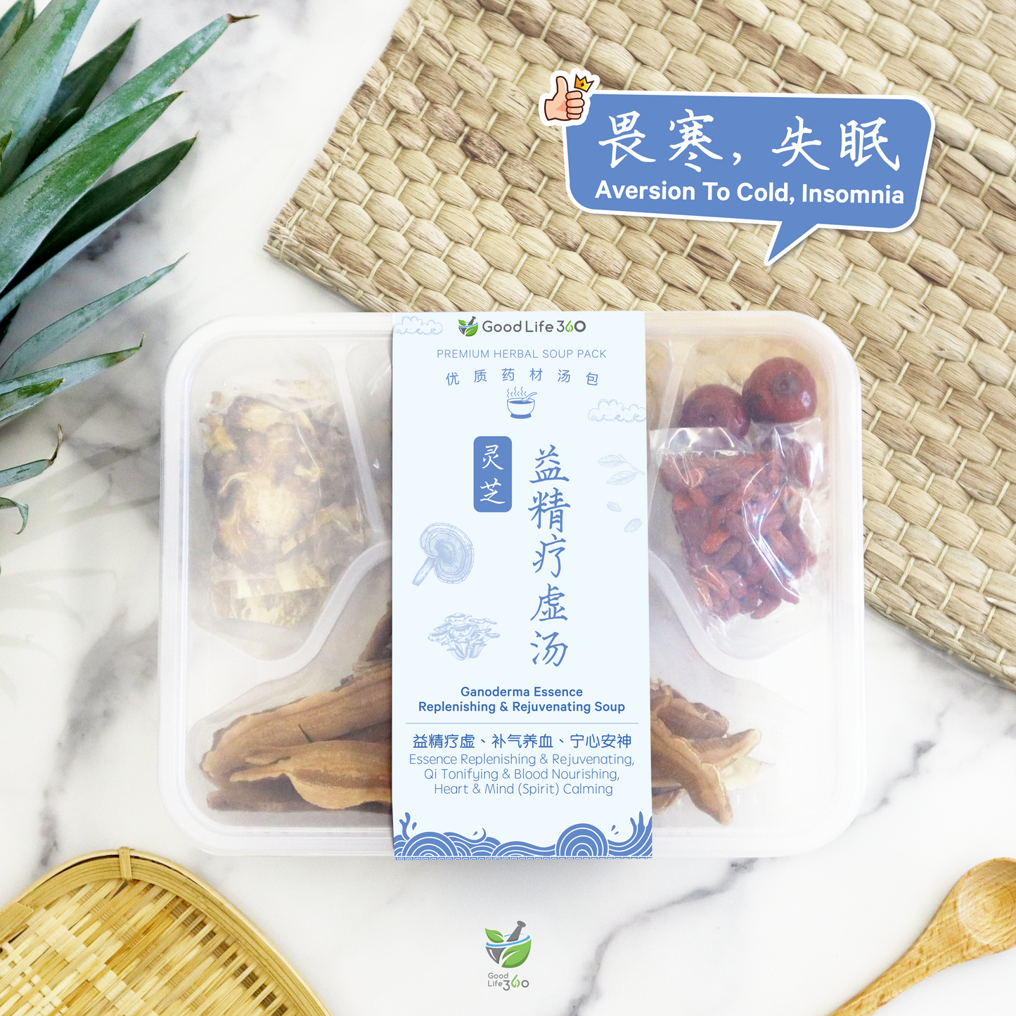 灵芝益精疗虚汤 GANODERMA ESSENCE REPLENISHING & REJUVENATING SOUP