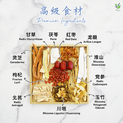 灵芝益精疗虚汤 GANODERMA ESSENCE REPLENISHING & REJUVENATING SOUP