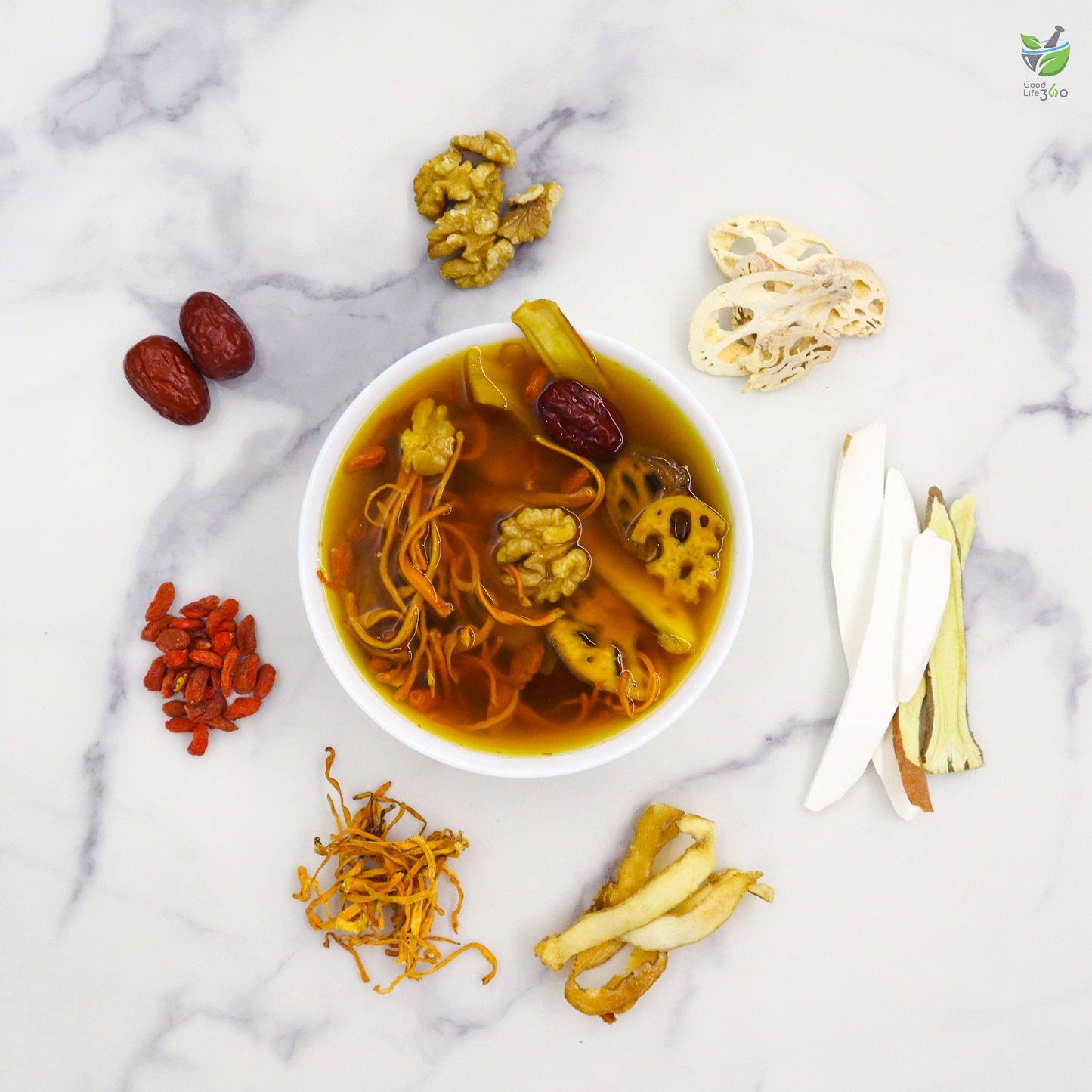 虫草核桃益肾汤 CORDYCEPS & WALNUT KIDNEY REPLENISHING SOUP